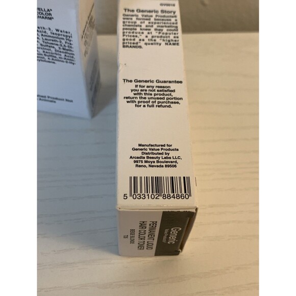 2X Generic Value Products T35 Beige Blonde Perm Liquid Hair Color Toner Wella - Picture 6 of 6